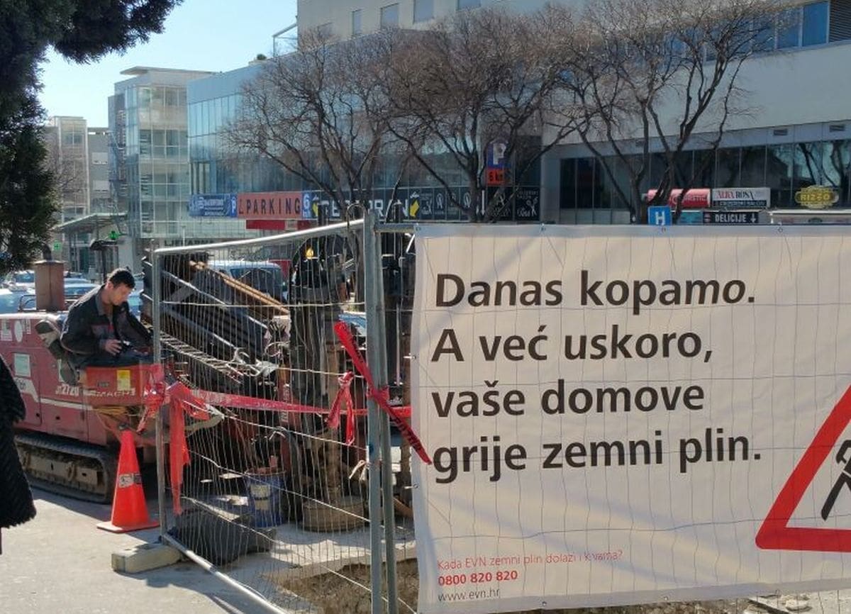 Kraj radova na plinskoj mreži kod bolnice Firule predviđen za početak ožujka