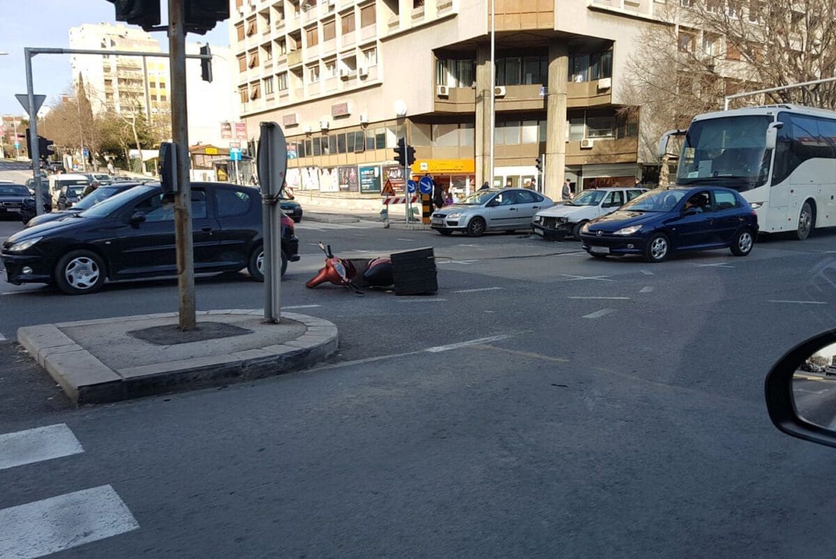 Kod 'Autohrvatske' se sudarili motocikl i automobil, vozač motocikla prebačen u bolnicu