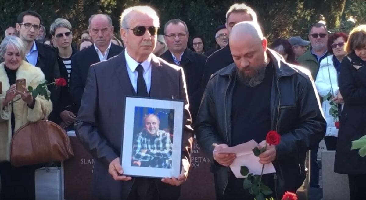 Predrag Lucić ispraćen na splitskom Lovrincu uz taktove "Always Look on the Bright Side of Life" i emotivni govor Borisa Dežulovića