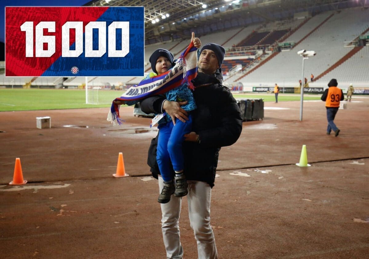 Posebna prava za vjerne članove: Hajduk ima čak 16.000 članova u 2018. godini!