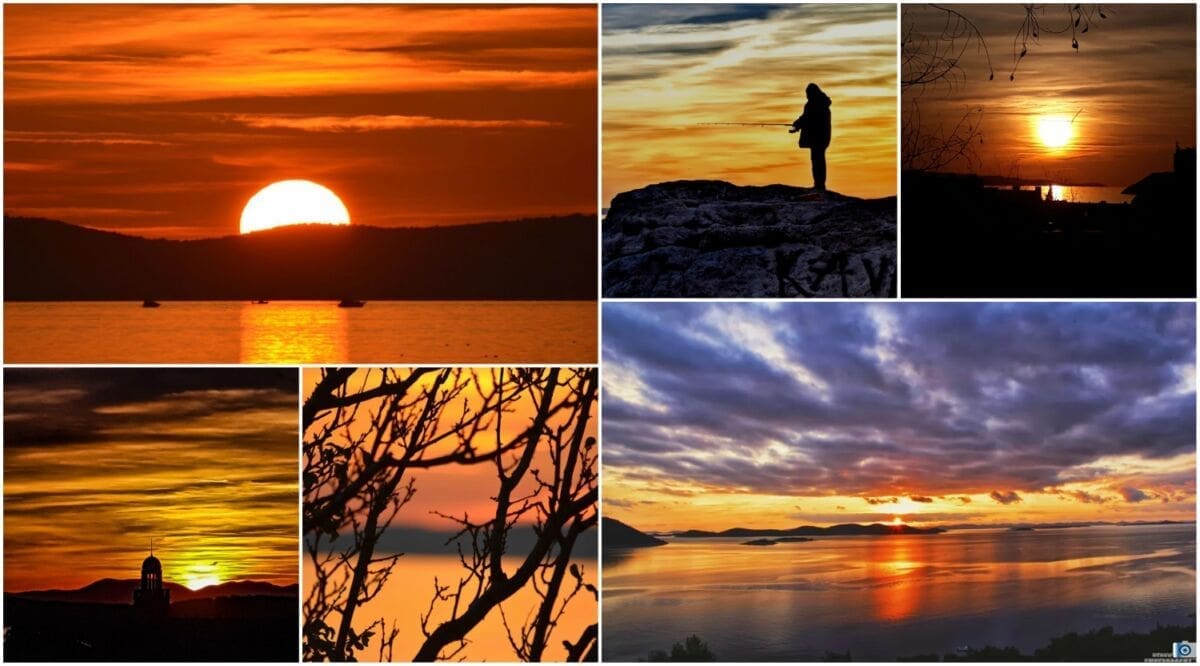 FOTO ĐIR Pogledajte predivan zalazak sunca nakon stabilnog 'zimskog' četvrtka
