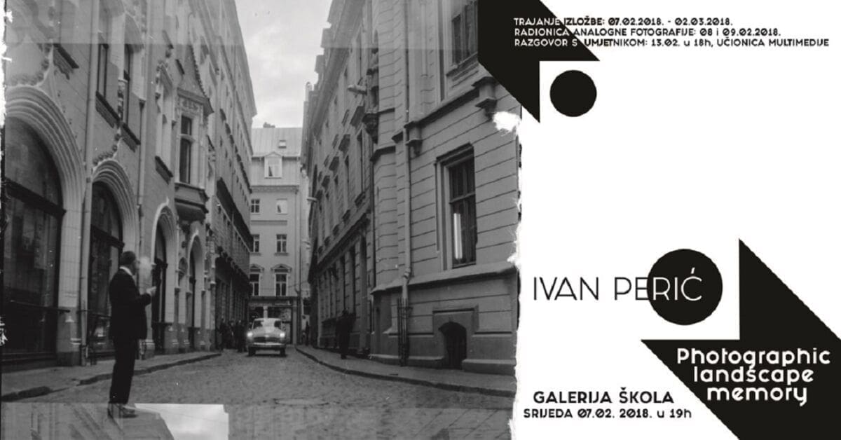 Fotografsko pamćenje krajolika Ivana Perića u Galeriji Škola