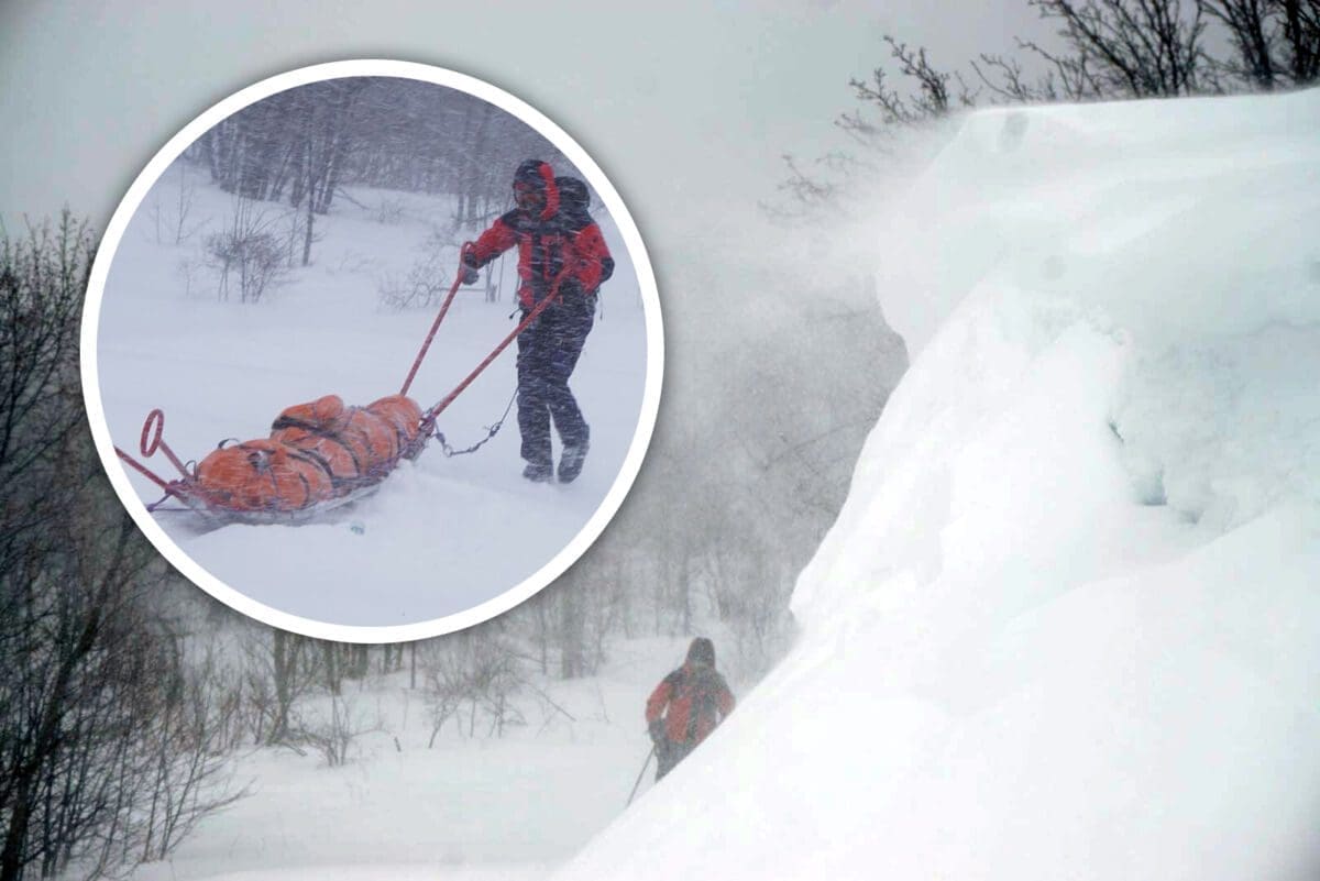 Nakon vježbe u ekstremnim uvjetima na Kamešnici, HGSS krenuo izvlačiti automobil iz snijega na Vrdovu