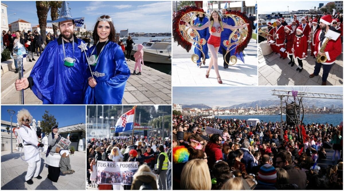 KRNJEVALSKA NEDJELJA Maškarana povorka okupirala centar grada