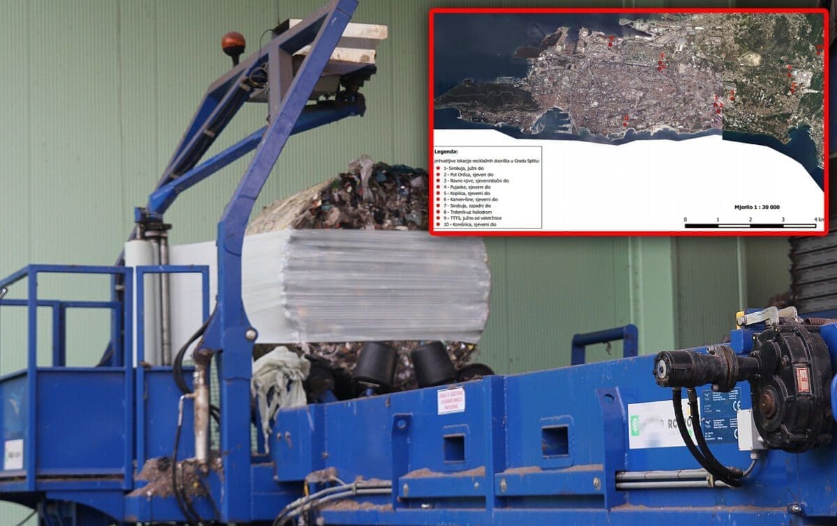 LOKACIJE RECIKLAŽNIH DVORIŠTA U SPLITU Građani, imate još samo tri dana za primjedbe!