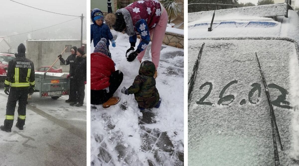 Split podcijenio stanje u Slatinama? Pao obilan snijeg, a Grad im poslao 15 vreća soli