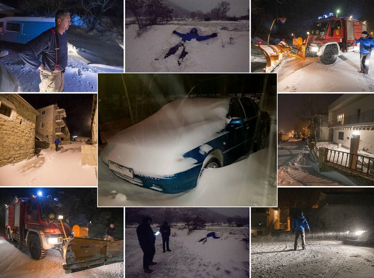 NOĆNA REPORTAŽA Dubrava zametena, nanosi preko 40 centimetara