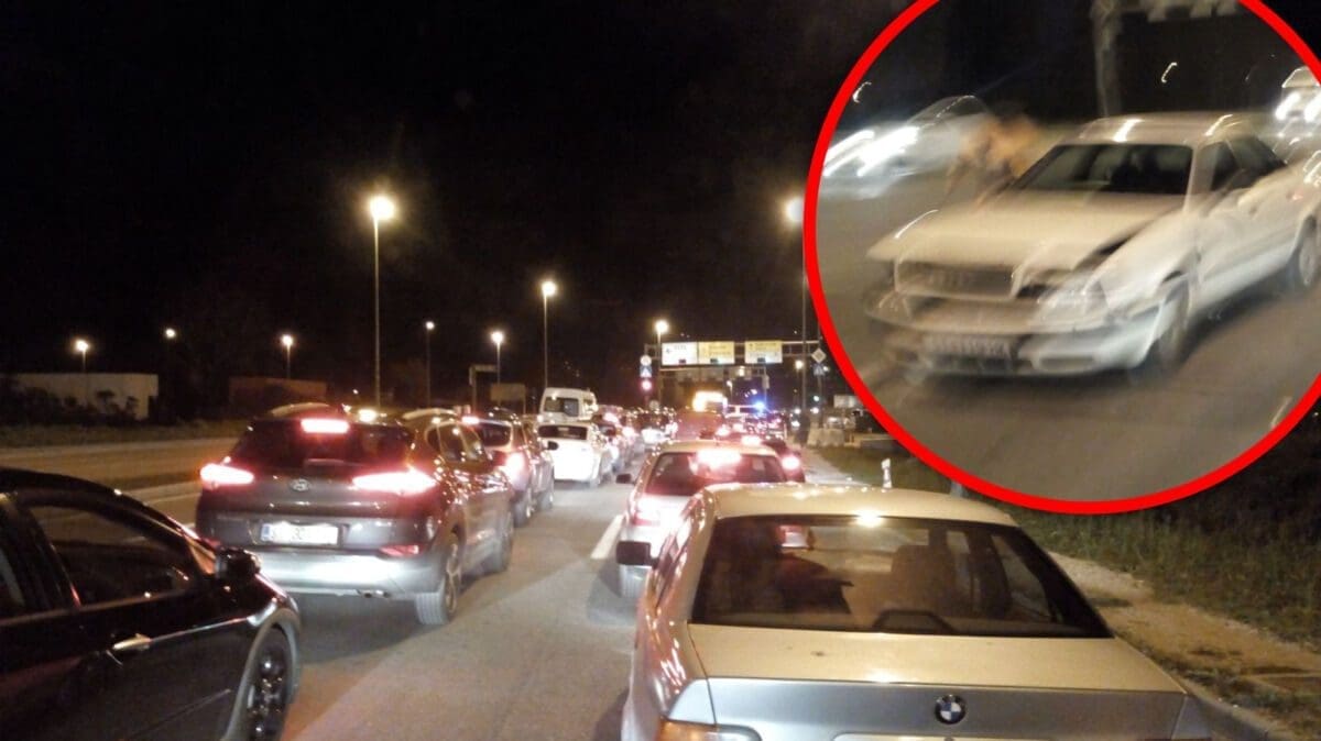 Sudar dvaju automobila kod skretanja za Stobreč izazvao gužve prema Omišu