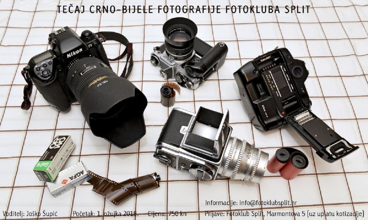 Tečaj crno-bijele fotografije u Fotoklubu Split
