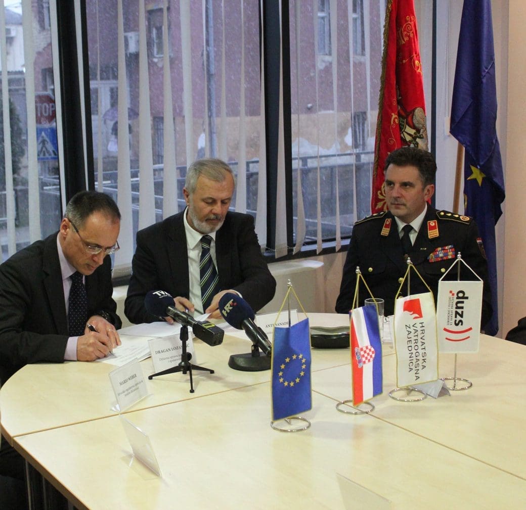 INTERVENCIJA U VATROGASTVU Potpisan Sporazum o korištenju sustava UVI