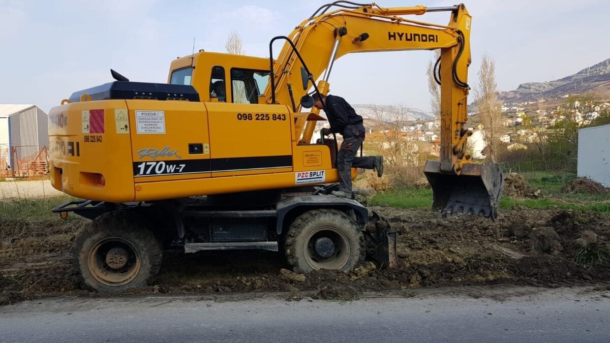 Konačno nastavljeni radovi od magistrale prema Žrnovnici, počele i gužve