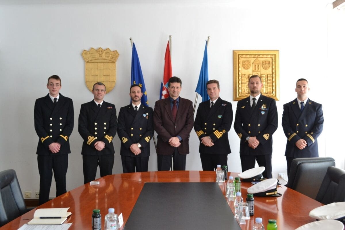Zamjenik gradonačelnika Nino Vela ugostio izaslanstvo NATO skupine brodova