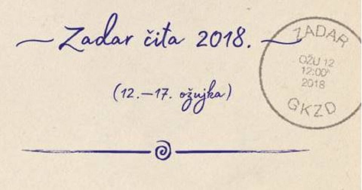 Otvorena manifestacija "Zadar čita"