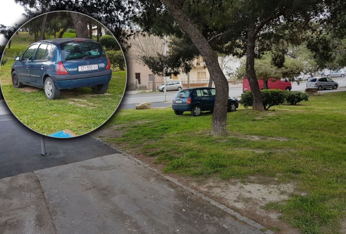 KAKAV KOMFOR! "Lola" parkirao usred gradskog parka, komunalci vlasniku kaznu uručili na kućnoj adresi
