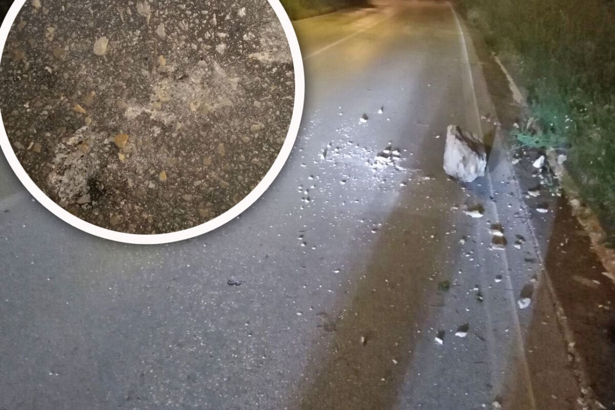 Kamene gromade iz nesaniranog kamenoloma u Žrnovnici padale na cestu pred automobile