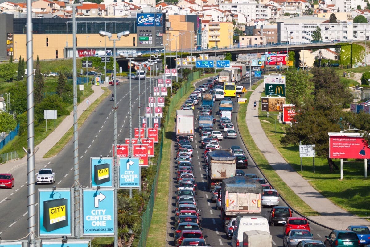 DAN PROMETNOG KAOSA Pogledajte kolike su bile kolone na izlazu iz Splita