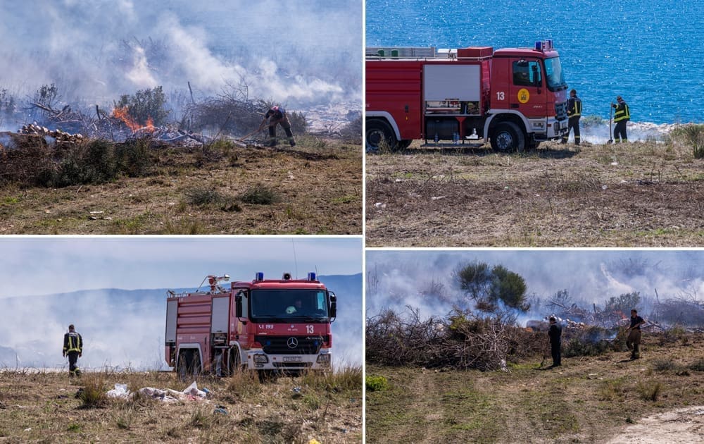 NIJE POŽAR Žnjan se dimi od radova