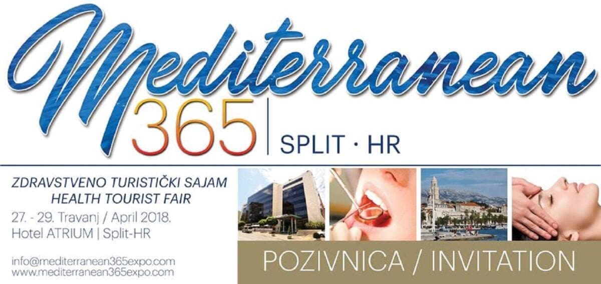 MEDITERAN 365 Prvi sajam zdravstvenog turizma u Splitu