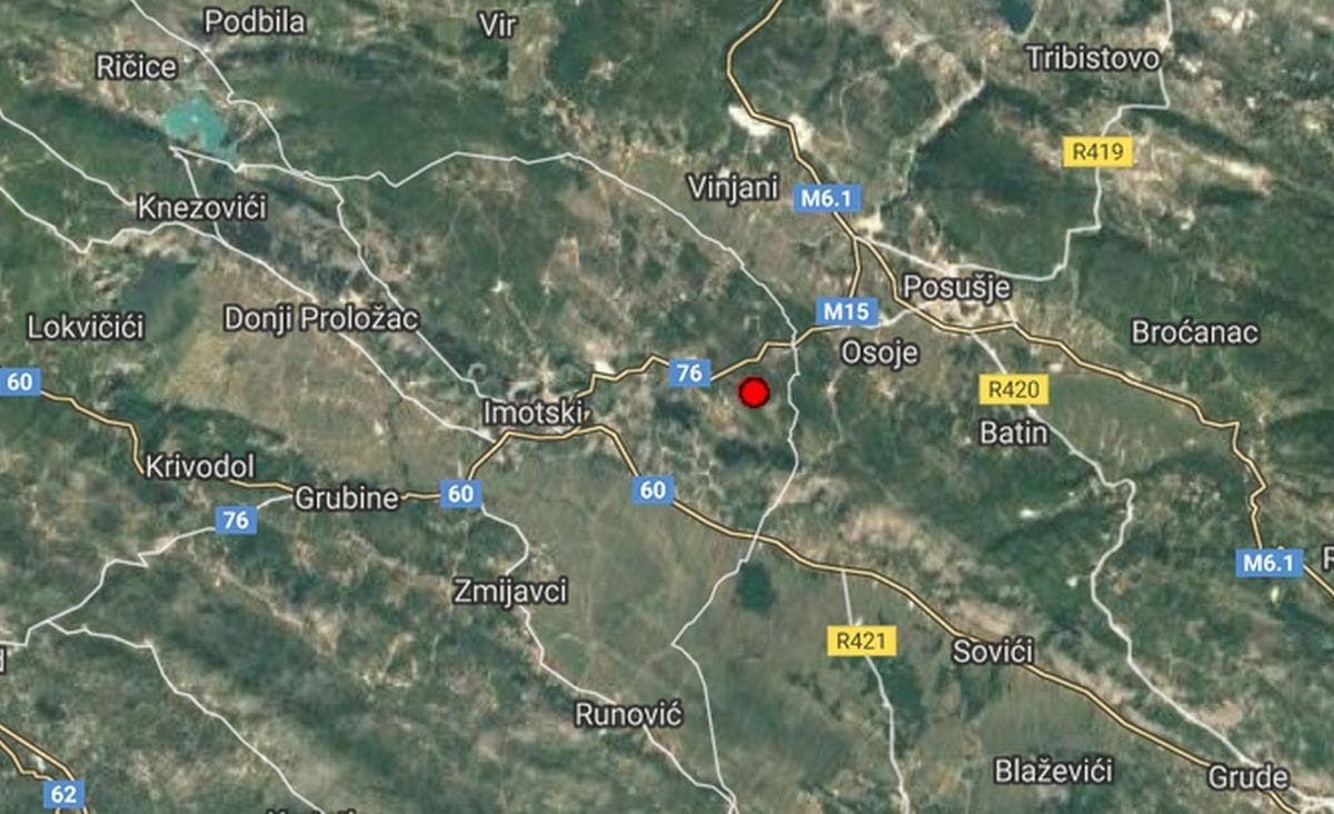 Jak potres zatresao Imotski, osjetio se i na obali