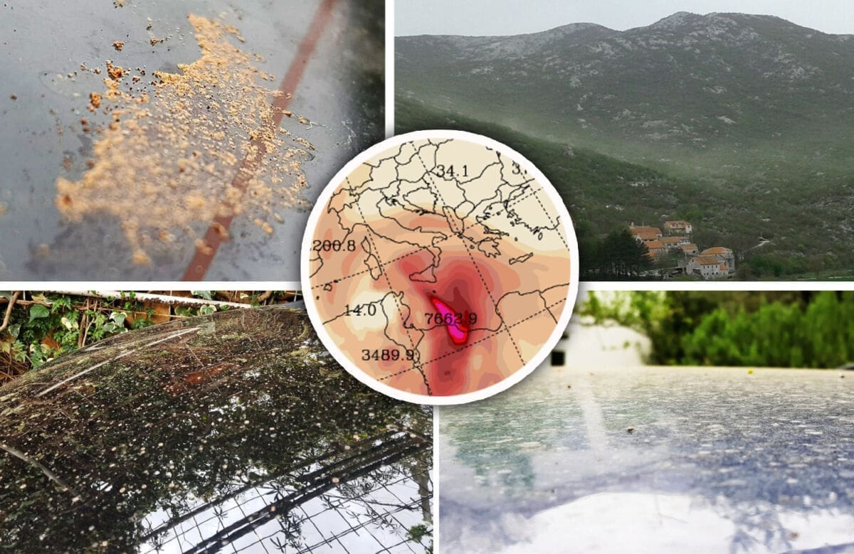 Loš dan za alergičare: Vjetar nosi oblake peluda, ogromne količine pustinjskog pijeska stigle do Hrvatske