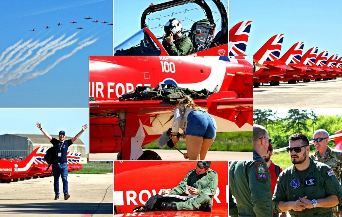 U posjetu "Krilima Oluje": Dalmatinsko nebo nadlijetala grupa Kraljevskih zračnih snaga "Red Arrows"
