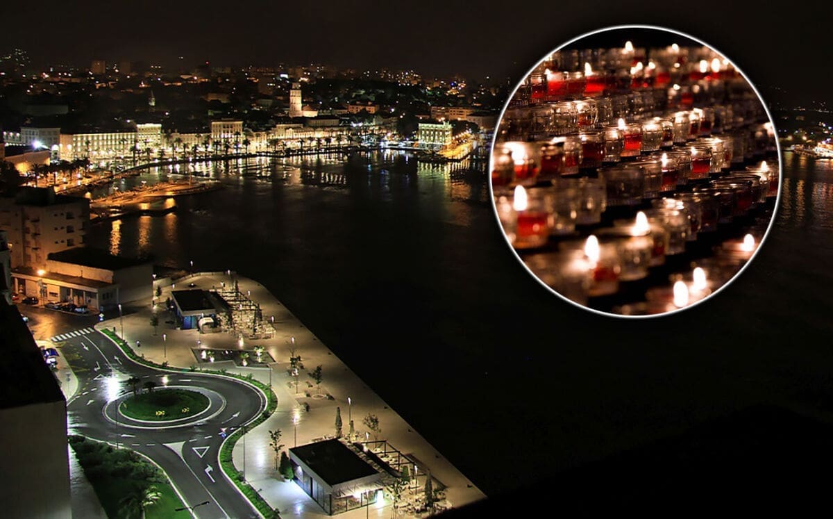 Na Matejušci se, za vrijeme prosvjeda na Rivi, organizira akcija "100 lampiona za sto ubijenih žena"