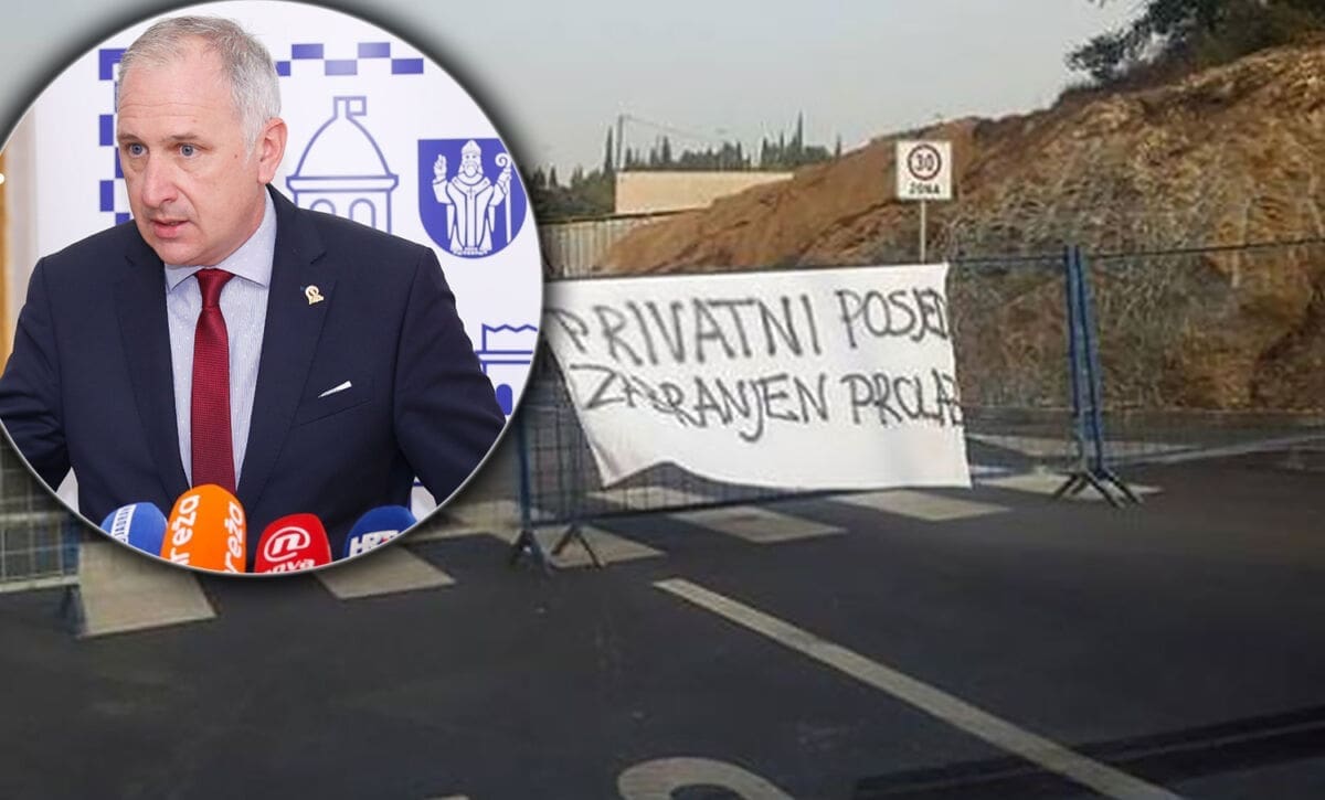 Grad Split oštro reagirao na zatvaranje ceste na Žnjanu: Zemljište je otkupljeno, ovo se ne smije ponoviti