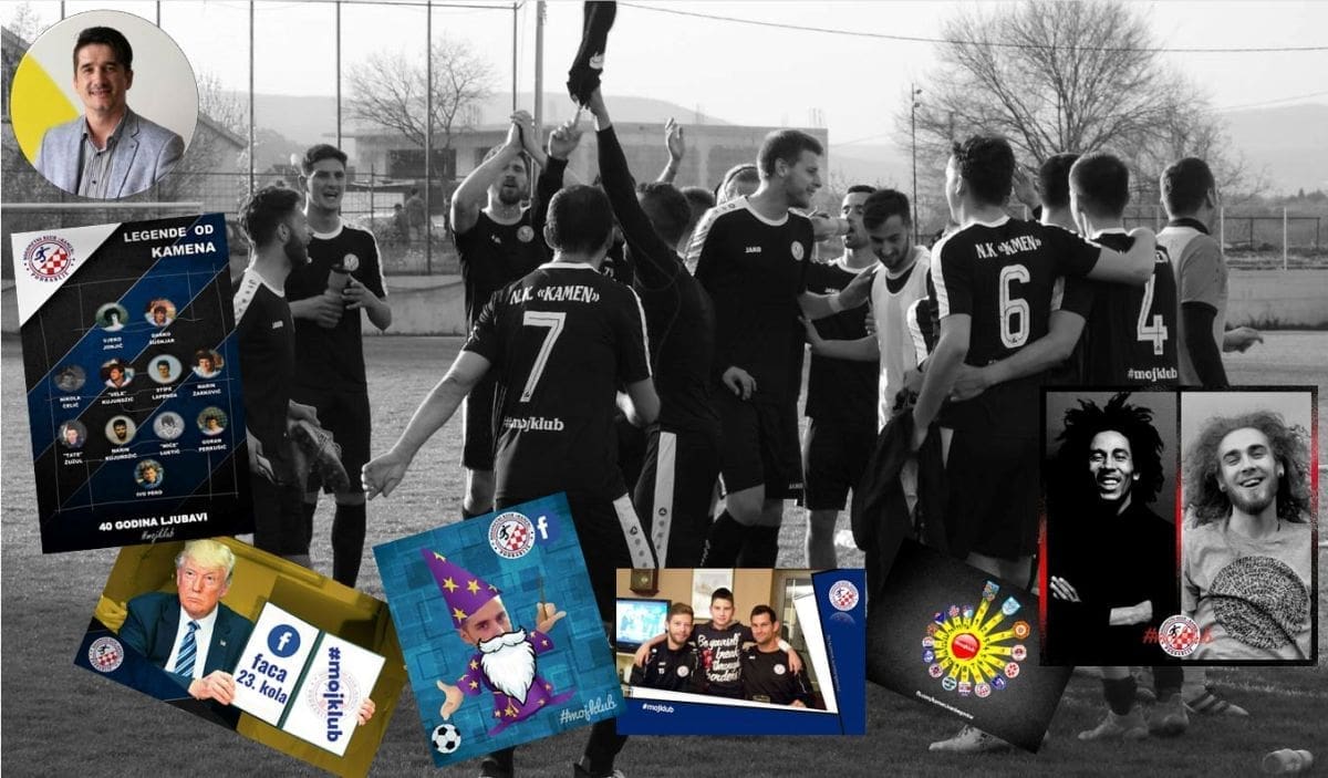 OD KAMENA BOLI GLAVA Nogometni klub iz Imotske krajine koji pomiče granice komuniciranja na društvenim mrežama niželigaša