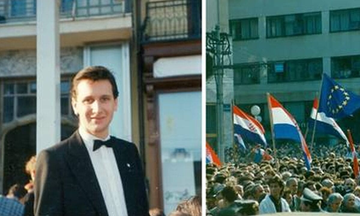 Prije 28 godina: Opara čestitao "Dan državnosti" i prisjetio se dana kada je kao tenor pjevao na trgu u Zagrebu