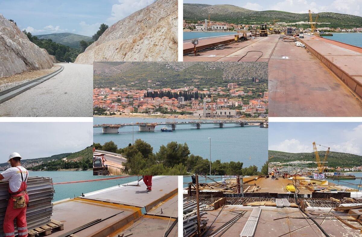 Trogirani mogu početi feštati: Čiovski most možda se otvori i prije predviđenog roka, prošetali smo s jednog kraja na drugi