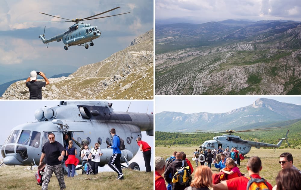 Sletjeli smo na Dinaru vojnim helikopterom: Pogledajte kakve smo sve prizore 'uhvatili'