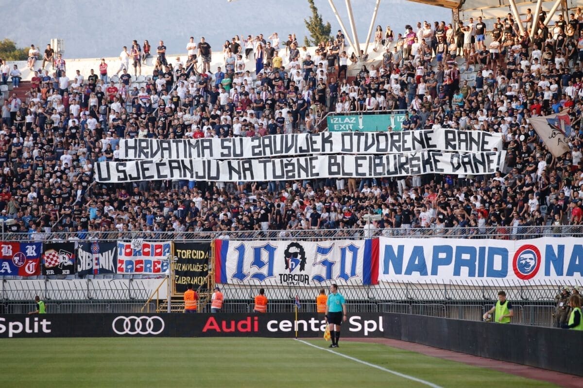 Torcida na sjeveru podigla poruku uz stihove "Marjane, Marjane"