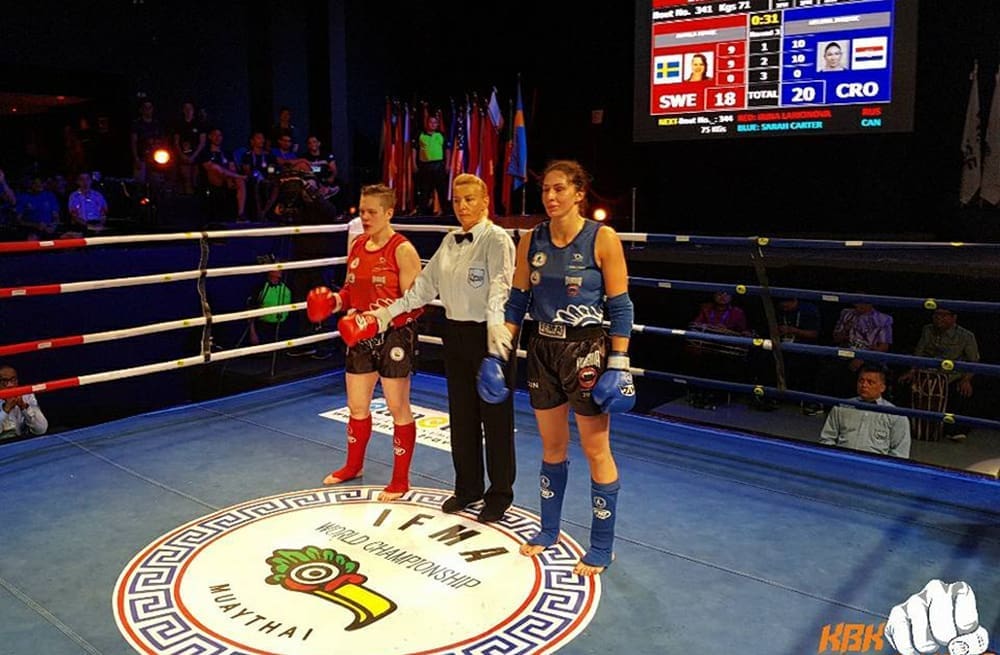 Splićanka Helena Jurišić je svjetska seniorska prvakinja u tajlandskom boksu!