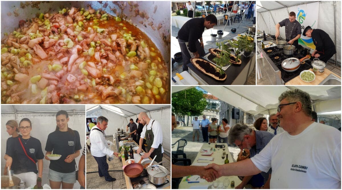 U Kaštel Kambelovcu održano "Prvenstvo svita u pripremanju boba i sipe", prvo mjesto otišlo u Sloveniju