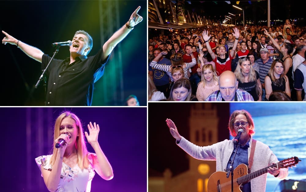 SAVRŠEN ZAKLJUČAK SUDAMJE "Deset splitskih" raspjevalo na desetke tisuća građana