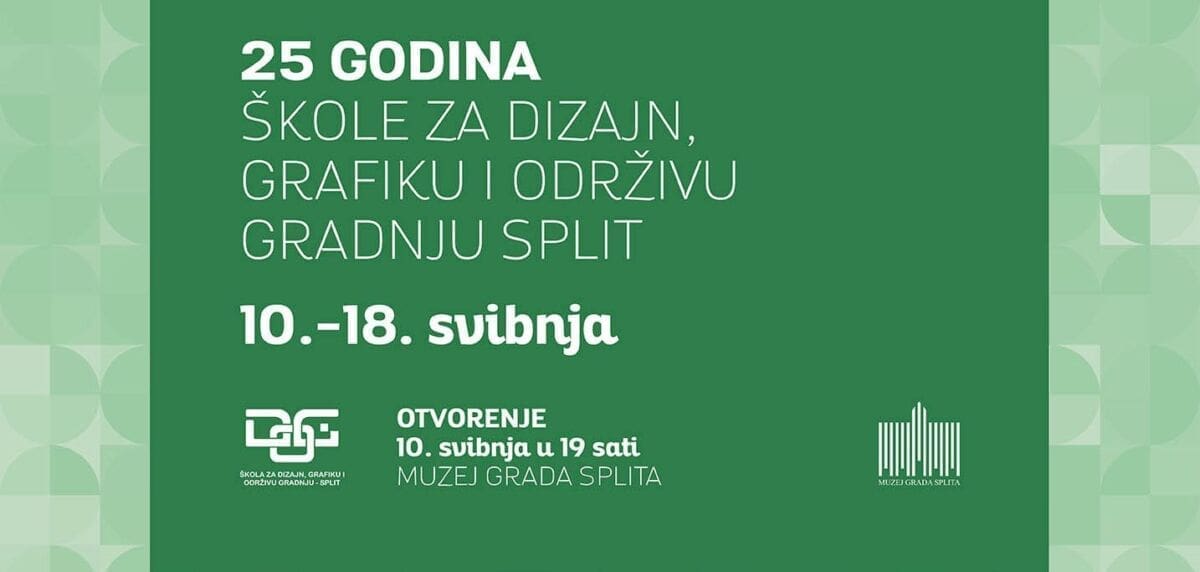 Izložba „25 godina Škole za dizajn, grafiku i održivu gradnju Split“ u Muzeju grada Splita