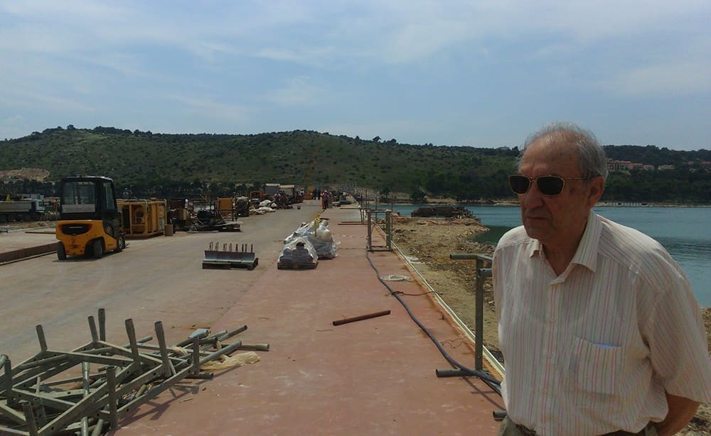 Bivši gradonačelnik Splita posjetio gradilište mosta Čiovo