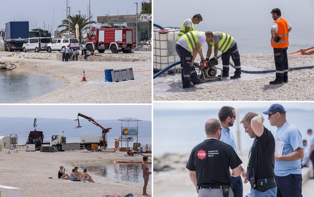 KUPAČI U ČUDU Dok su se bezbrižno sunčali, okružile ih službe spašavanja i brodovi Ciana