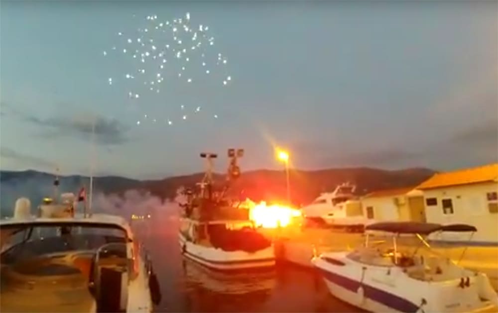 STOBREČ GORI Pogledajte veliku feštu poljske Torcide