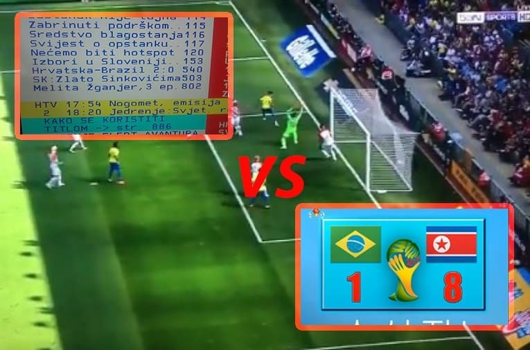 JAVNA TELEVIZIJA KAO "PRAVI" IZVOR INFORMACIJA HRT objavio kako je Hrvatska slavila nad Brazilom
