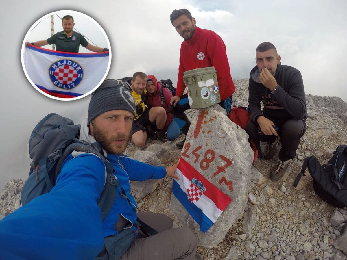 VIA DINARICA Nigdje bez Hajdukove zastave: Bliži se kraj avanture Ante Romca i njegovog društva