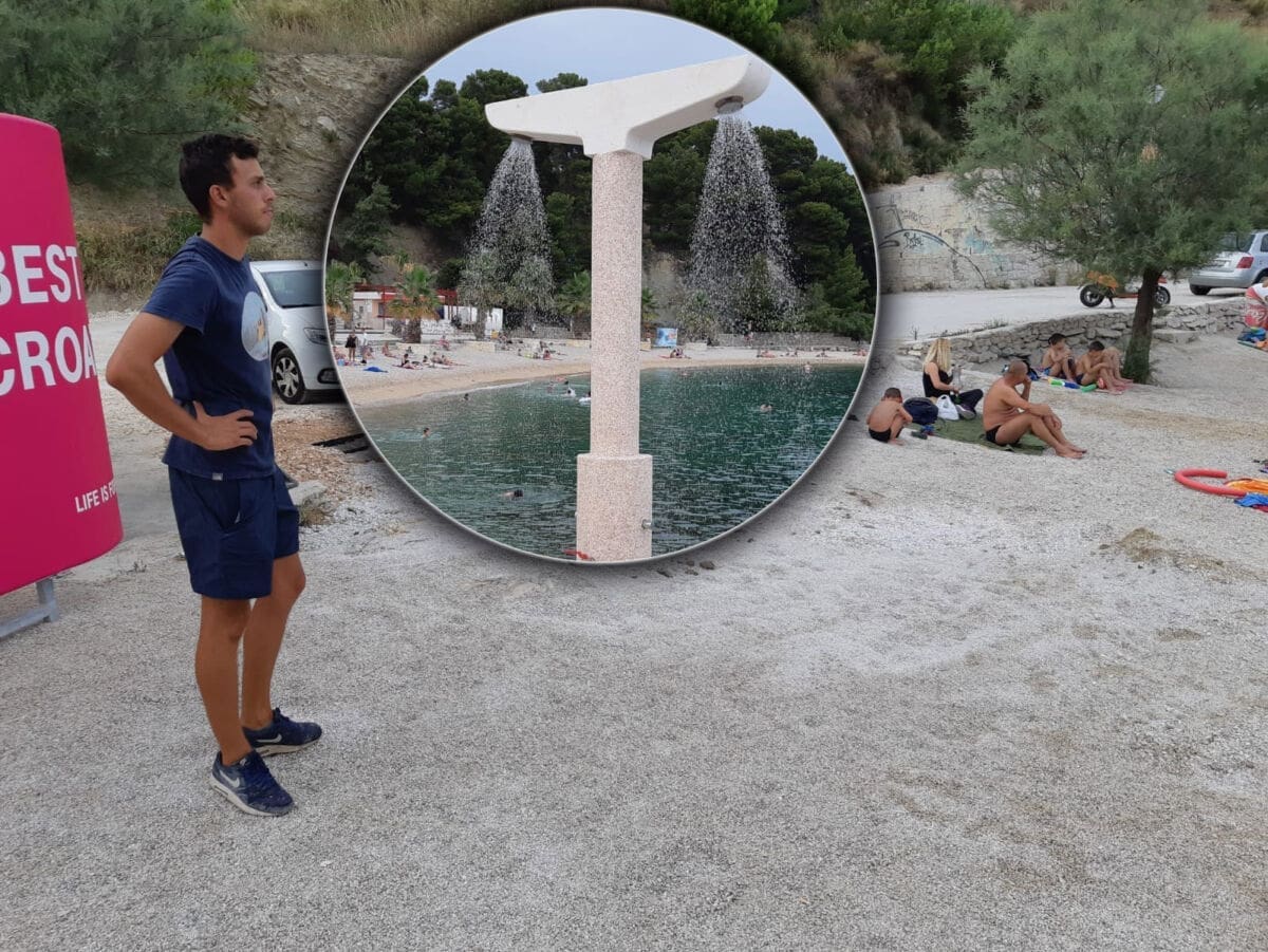 PLAŽA KONAČNO UREĐENA Na Kašteletu osposobljeni tuševi, plaže nasute pijeskom