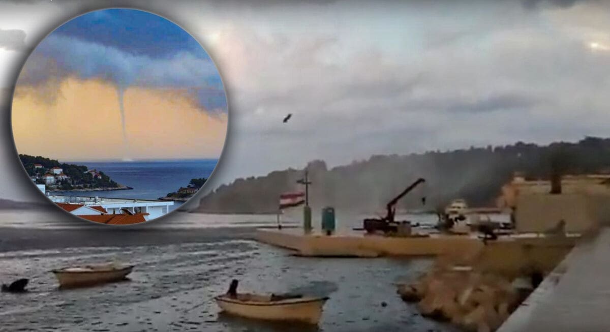 PIJAVICA SE OBRUŠILA NA HVAR "Šijun je srušio dva WC-a i ogradu u moru, ljudi su bježali i sklanjali se"