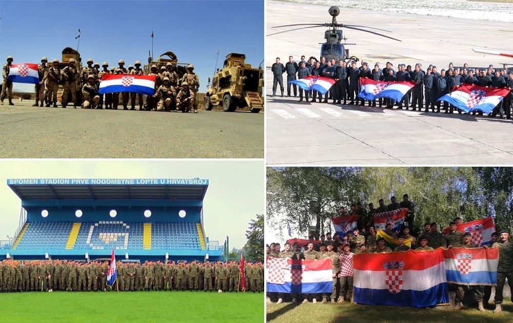 "JEDNO SRCE, JEDNA DUŠA, JEDNA HRVATSKA!" Hrvatski vojnici iz svih krajeva svijeta uputili poruku podrške reprezentaciji