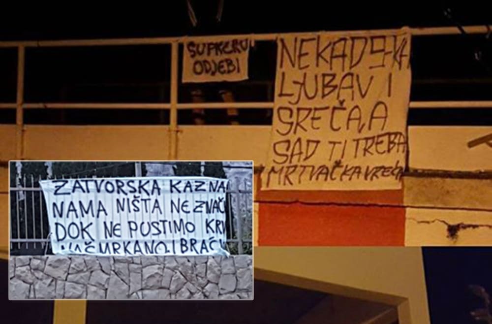 Uoči utakmice Hrvatske i Nigerije navijači transparentima pokazali što misle