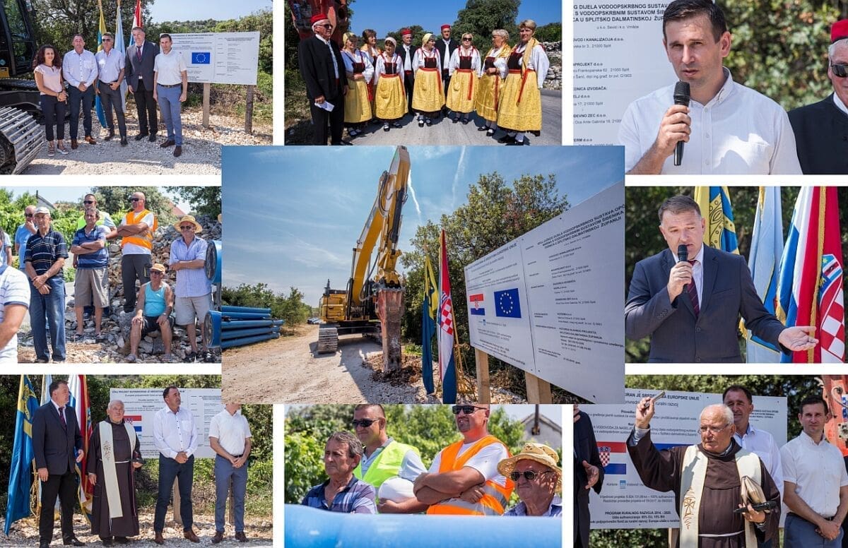 PROJEKT VRIJEDAN PREKO 10 MILIJUNA KUNA Počeli radovi na projektu koji će riješiti problem vode za Sevid, Drvenik Veli i Mali