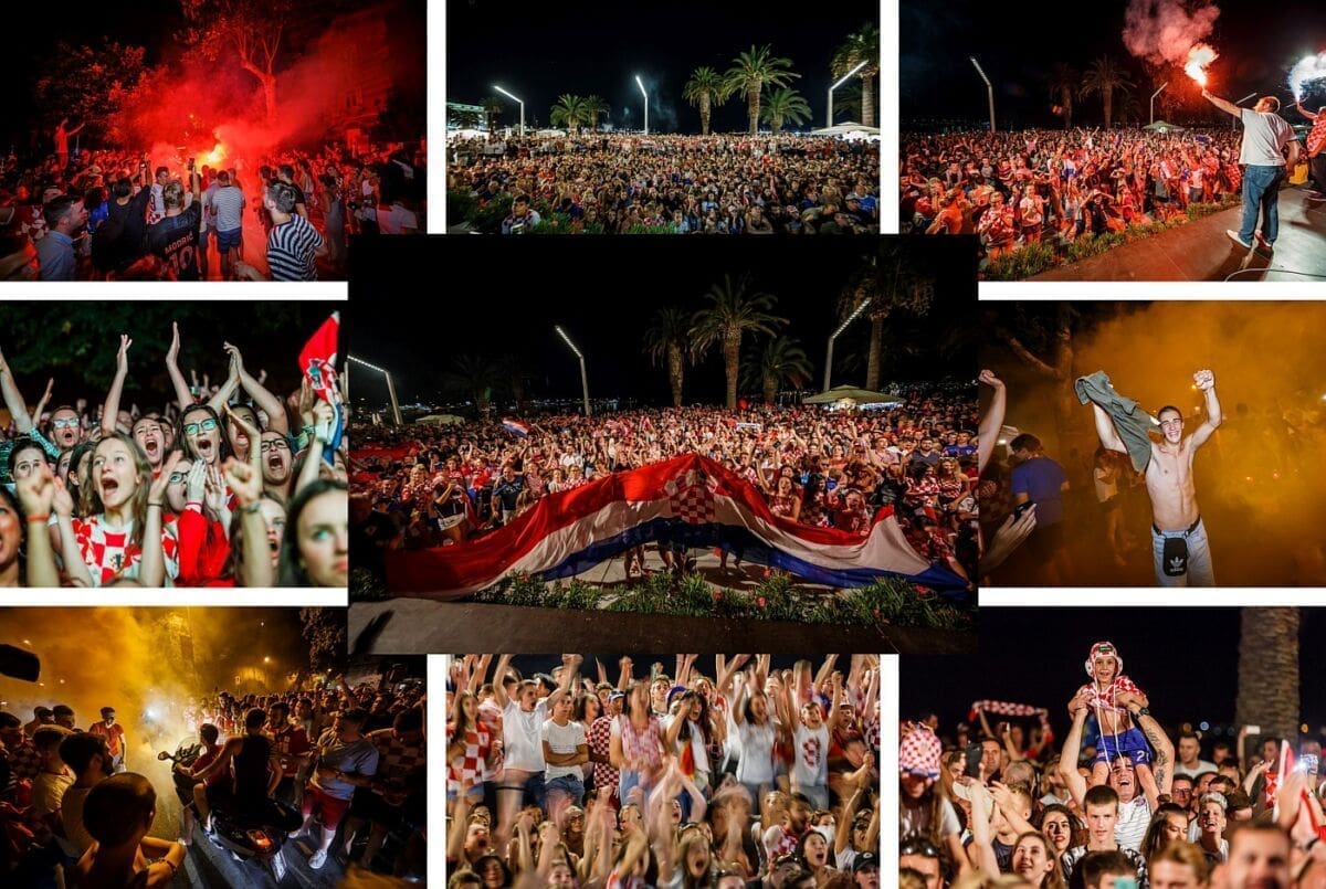 FEŠTA NAD FEŠTAMA Nekoliko desetaka tisuća ljudi bodrilo Vatrene na Rivi i u Đardinu: Atmosfera nakon pobjede za povijest!