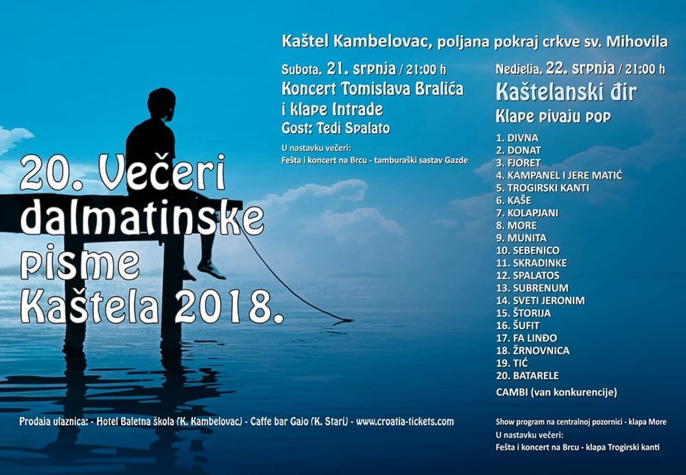 20. jubilarni festival Večeri dalmatinske pisme