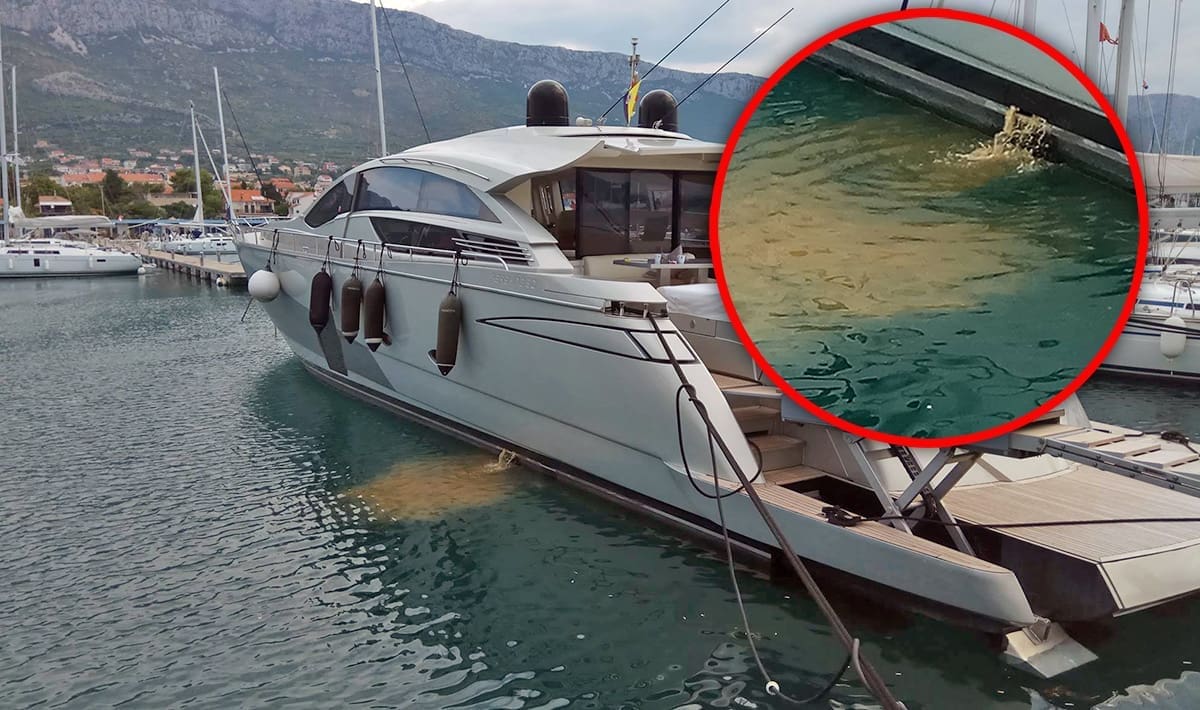 "Lako" za nekulturu, ovo je ugrožavanje tuđeg zdravlja: Pogledajte kako se ponaša vlasnik jahte u Kaštelima