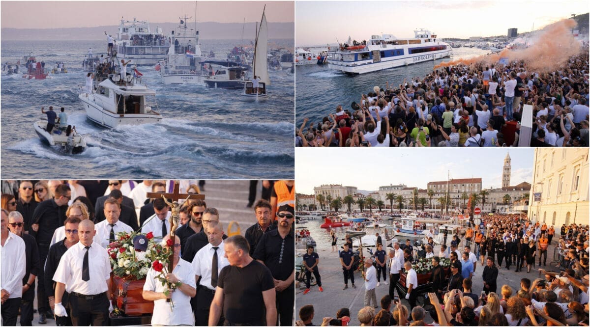 DAN KOJEGA ĆE SPLIT PAMTITI Pogledajte kako je izgledao veličanstveni ispraćaj velikog Olivera